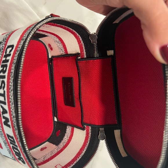 CHRISTIAN DIOR Amour Travel Vanity Canvas Bag with COA and Dust Great Condition - Picture 9 of 10